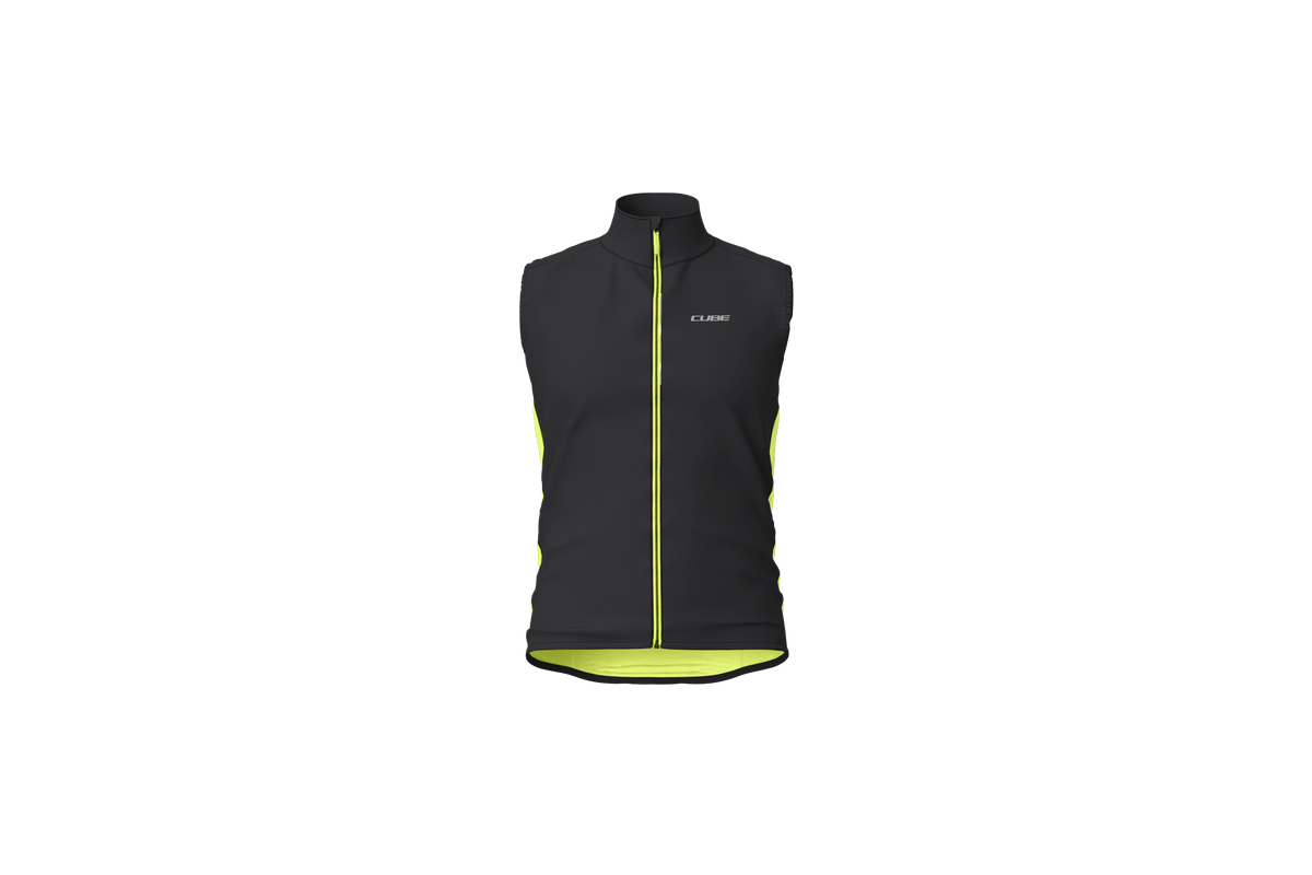 Doctorbike GILET CUBE ANTIVENTO CMPT BLACK'N'YELLOW