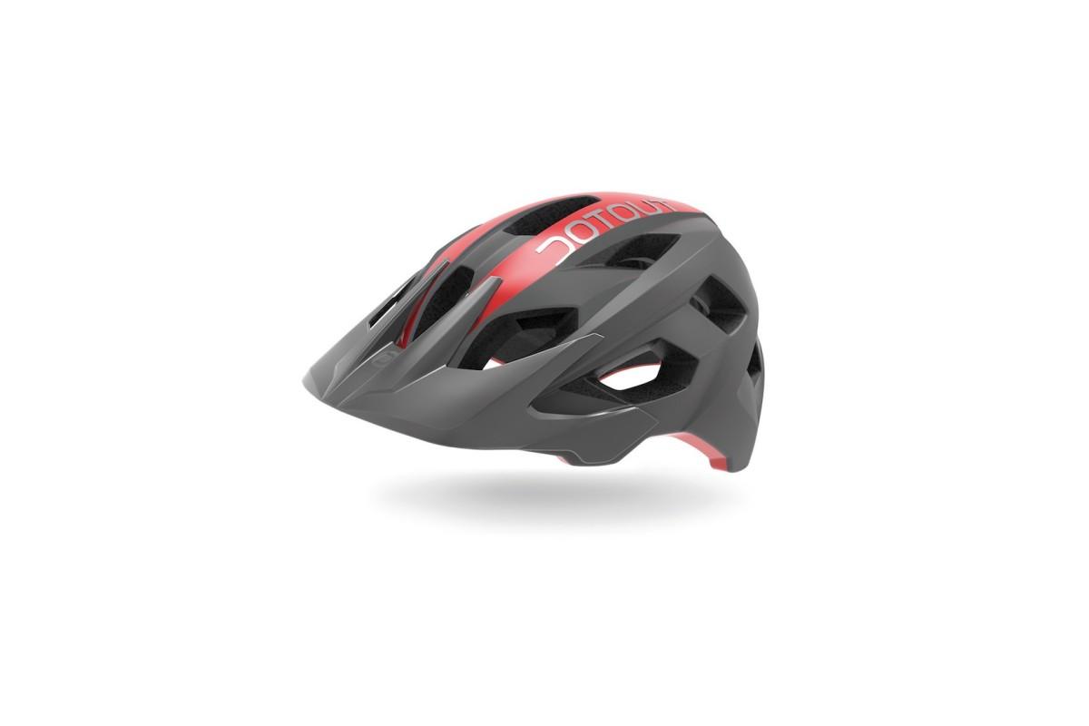 Doctorbike CASCO DOTOUT HAMMER MATT DARK GREY-SHINY RED