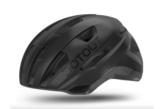 Doctorbike CASCO DOTOUT ADAPTO MATT BLACK - SHINY BLACK