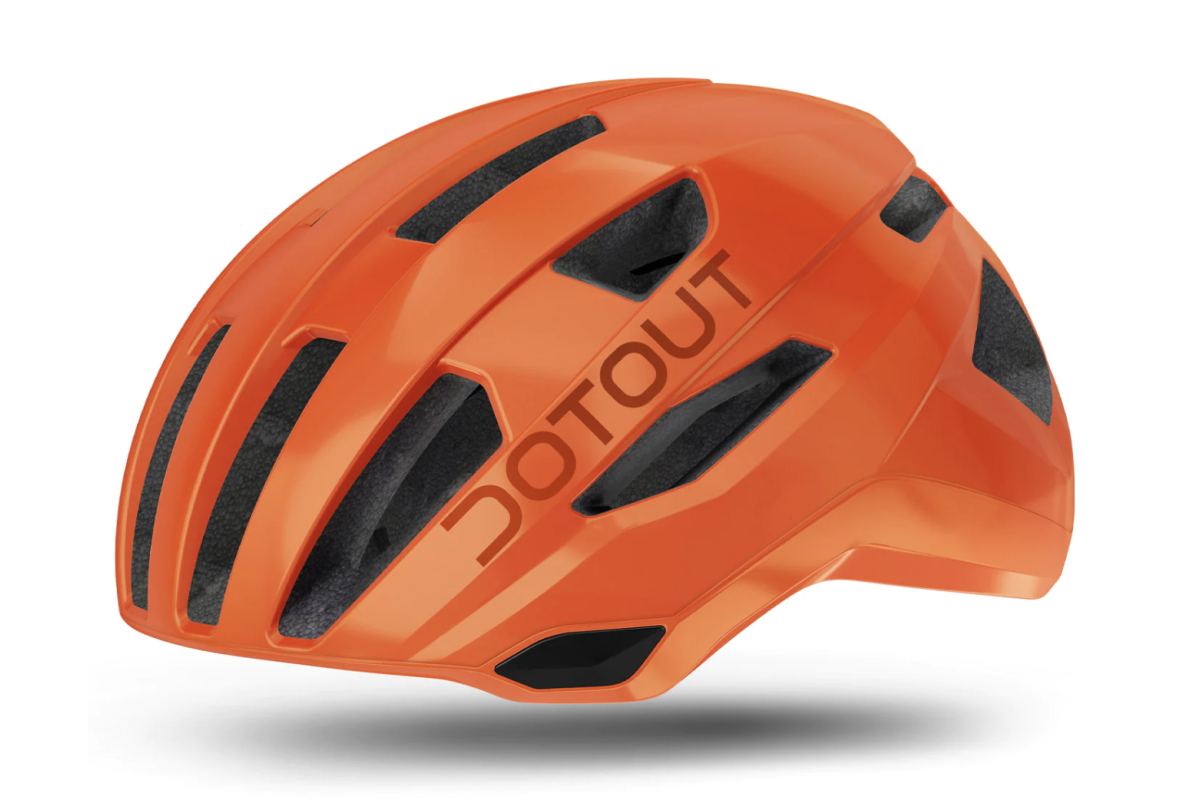 Doctorbike CASCO DOTOUT ADAPTO SHINY ORANGE FLUO