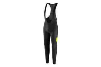 Doctorbike SALOPETTE DOTOUT STRIPE 2.0 BIB TIGHT BLACK-FLUO YELLOW