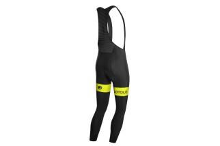 Doctorbike SALOPETTE DOTOUT STRIPE 2.0 BIB TIGHT BLACK-FLUO YELLOW