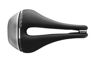 Doctorbike SELLA SELLE ITALIA NOVUS BOOST GRAVEL TECH SUPERFLOW TELAIO TITANIO 316 FIBRA TEK NERA S3