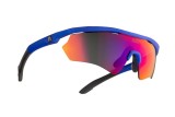 Doctorbike OCCHIALE DA SOLE NEON STORM FRAME BLUE ROYAL LENS MIRROR FAST RED cat.3