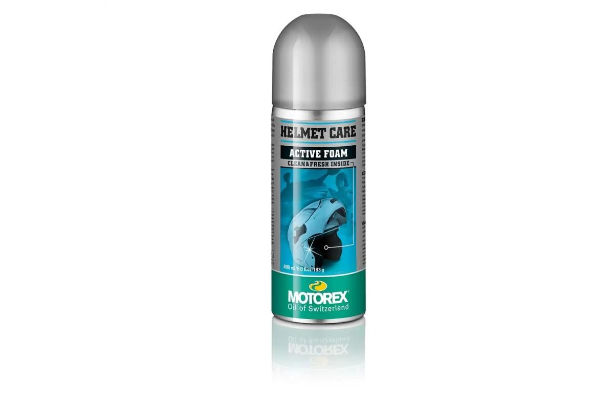 Doctorbike MOTOREX HELMET CARE AEROSOL 200 ML SCHIUMA ANTIBATTERICA PER PULIZIA PAD INTERNO DEI CASCHI.