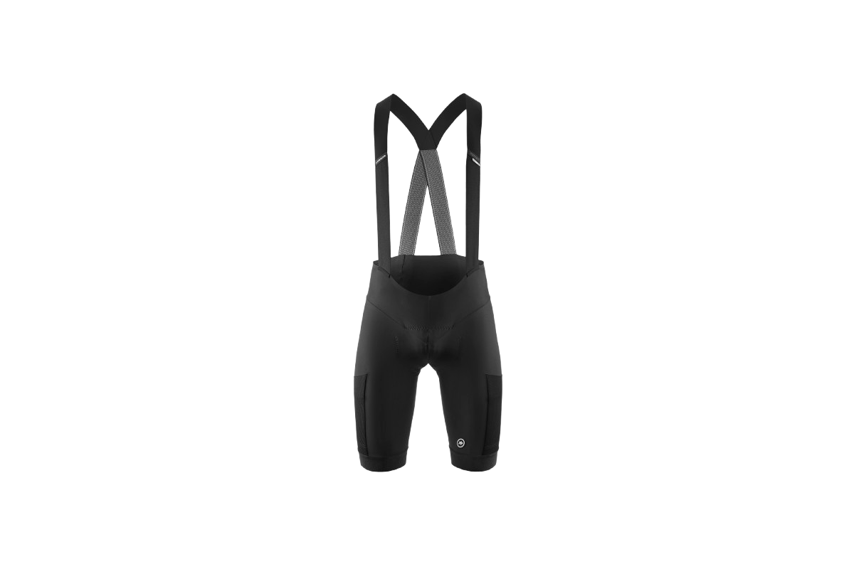 Doctorbike SALOPETTE ASSOS UOMO TACTICA KIESKÄFER GRAVEL BIB SHORTS T5 BLACK SERIES